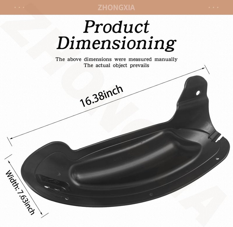ZHONGXIA سدادة التغطية 631-05195A 631-05195 مجموعة سدادة التغطية لجزازة العشب متوافقة مع MTD Cub Cadet 42" / 46" 19A70041 19B30005 LTX-1046VT LTX-1050KH LTX-1045 63105195A 93105195 نموذج، تناسب 2012 وما بعده - Image 2